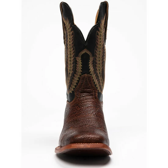 Coupon 😍 Cody James Men's Brown Buck Western 🥾 Boots - Broad Square Toe Black/brown 😉 - Image 4