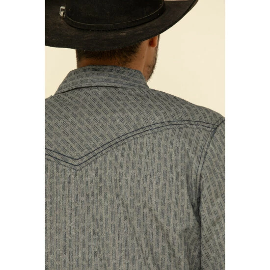 Cheapest ๐งจ Cody James Men's Gallop All-Over Floral Print Long Sleeve Western ๐ Shirt - Big Grey ๐ - Image 4