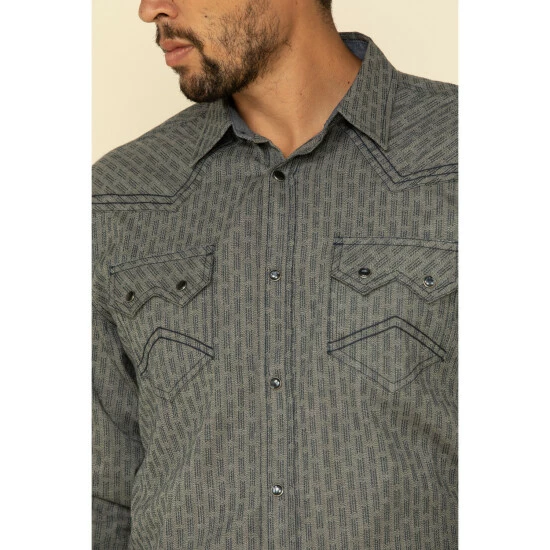 Cheapest ๐งจ Cody James Men's Gallop All-Over Floral Print Long Sleeve Western ๐ Shirt - Big Grey ๐ - Image 5