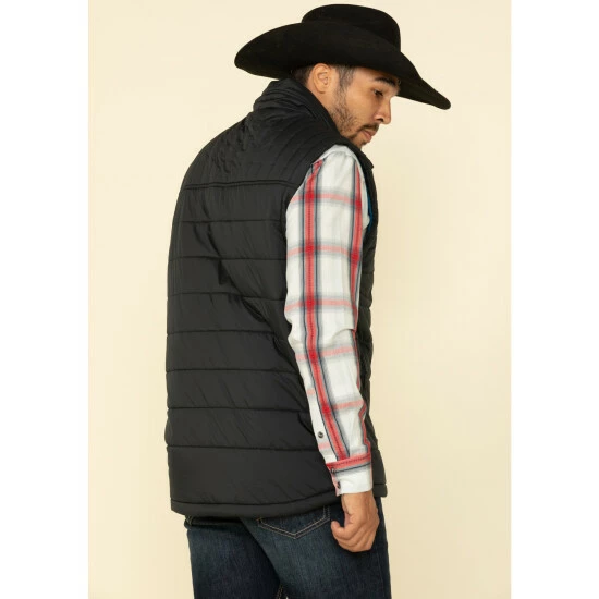 Buy 👍 Cody James Core Men's Man Grove Quilted Puffer Vest Black ⭐ - Image 2