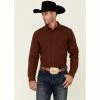 Best reviews of ✨ Cody James Men's Fired Up Solid Long Sleeve Snap Western 👚 Shirt Medium Red ✨