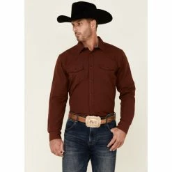 Best reviews of โจ Cody James Men's Fired Up Solid Long Sleeve Snap Western ๐ Shirt Medium Red โจ