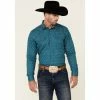 Best reviews of 🌟 Cody James Men's Direction Southwestern Stripe Long Sleeve Snap Western 👕 Shirt Blue 👍