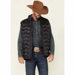 Brand new 🎁 Cody James Core Men's Heather Charcoal Midnight Heat Sealed Zip-Front Puffer Vest - Big & Tall 🔥