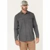 Cheapest 🎉 Cody James Men's FR Solid Charcoal Lightweight Inherent Long Sleeve Snap Work 👕 Shirt 😀