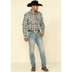 New 👏 Cody James Men's Crupper Light Wash Stretch Slim Straight 👖 Jeans Blue 👍