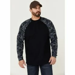 Flash Sale ๐ Cody James Men's FR Navy Camo Long Sleeve Work T-Shirt ๐