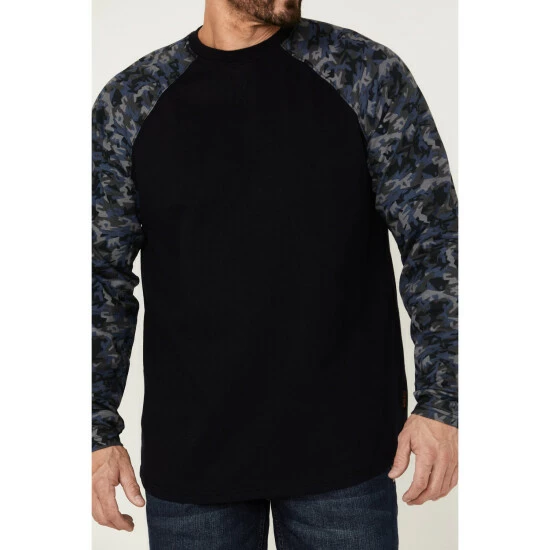 Flash Sale ๐ Cody James Men's FR Navy Camo Long Sleeve Work T-Shirt ๐ - Image 3