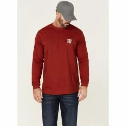 Cheap 🤩 Cody James Men's FR Bossa Nova Graphic Long Sleeve Work T-Shirt Medium Blue 👏