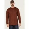 Brand new 👍 Cody James Men's FR Wine Logo Long Sleeve Work T-Shirt - Tall Mahogany 😉
