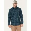 Buy ⌛ Cody James Men's FR Navy Plaid Long Sleeve Snap Work 👕 Shirt 🤩