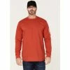 Outlet 🧨 Cody James Men's FR Red Logo Long Sleeve Work T-Shirt 🌟