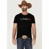 Discount ✨ Cody James Men's Mexico Logo Graphic Short Sleeve T-Shirt Black 👍