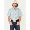 Best reviews of ⭐ Cody James Men's Wagon Southwestern Print Short Sleeve Western Snap 👚 Shirt White 😉