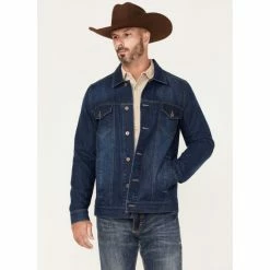 Best Sale 🌟 Cody James Men's Coasting Medium Wash Unlined Denim Jacket 🎉