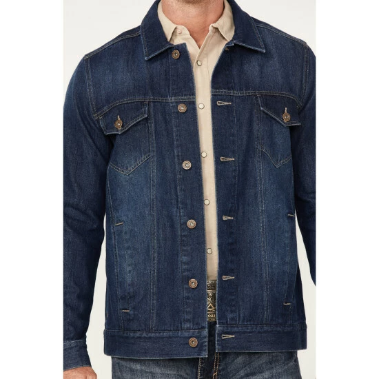 Best Sale 🌟 Cody James Men's Coasting Medium Wash Unlined Denim Jacket 🎉 - Image 3