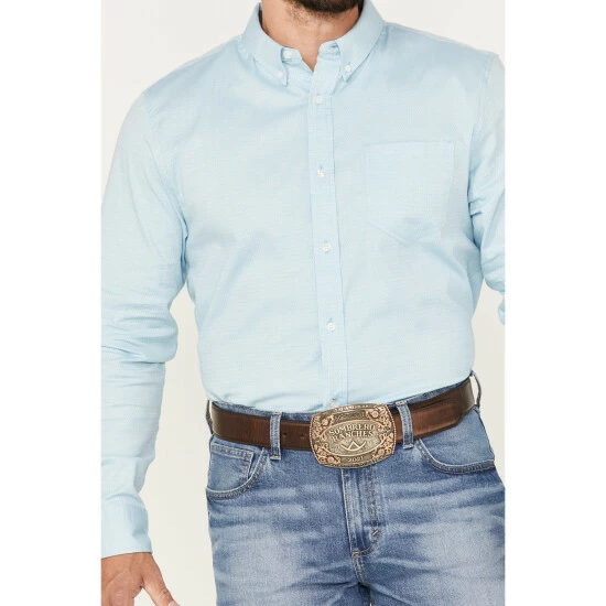 Best deal ๐ Cody James Men's Glacier Button Down Western ๐ Shirt Blue ๐ - Image 3