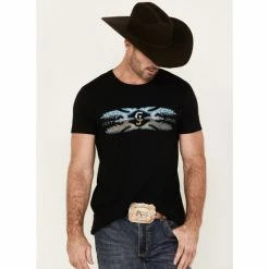 New ๐ Cody James Men's Boot Stitch Short Sleeve Graphic T-Shirt Black ๐
