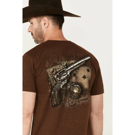 Promo 🔔 Cody James Men's 2 Pair Short Sleeve Graphic T-Shirt Brown 🔥 - Image 4