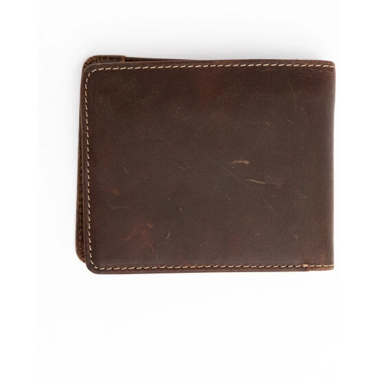 Deals ๐ Cody James Men's Stitched Bi-Fold Leather Wallet Brown ๐ - Image 2
