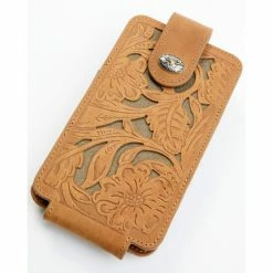 Promo 😍 Cody James Men's Cell Phone Leather Wallet Brown 😍