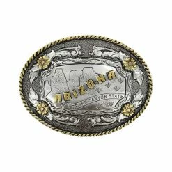 Budget 😍 Cody James Men's Antiqued Oval Arizona Belt Buckle Multi 🧨