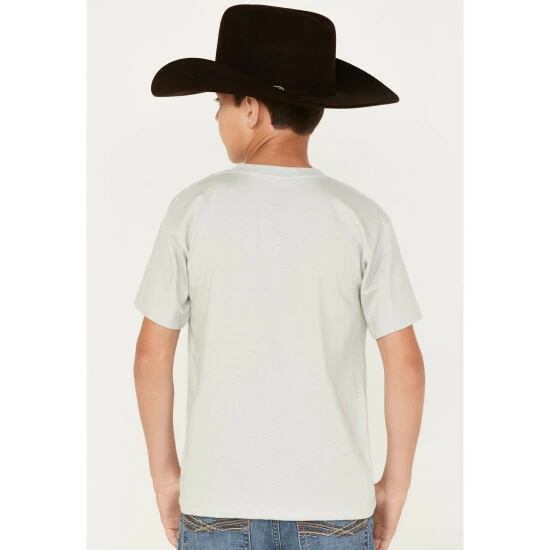 Best Sale 👏 Cody James Boys' Scenic Lines Logo Graphic T-Shirt Silver 🔔 - Image 4