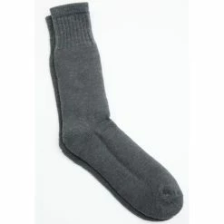 Deals 🌟 Cody James Men's Grey Wool Boot Sock Light Grey ⌛