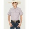 Deals 🌟 Cody James Boys' Print Short Sleeve Western Snap 👕 Shirt White 🔥