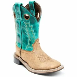 Best reviews of 🤩 Cody James Boys' Jesse Western 🥾 Boots - Wide Square Toe Turquoise 🎉