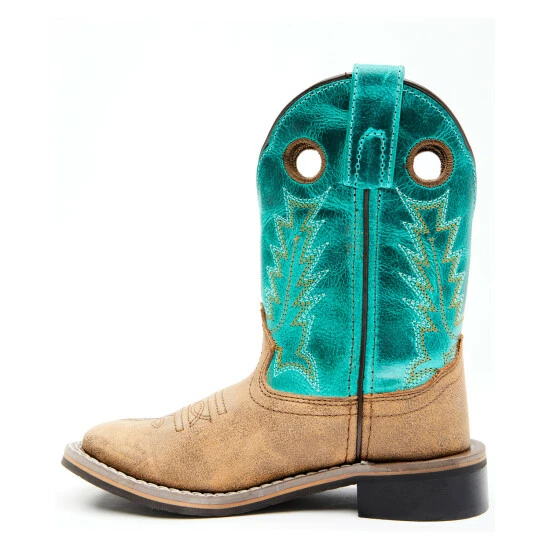 Best reviews of ๐คฉ Cody James Boys' Jesse Western ๐ฅพ Boots - Wide Square Toe Turquoise ๐ - Image 4