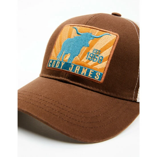 Best reviews of ๐ Cody James Men's Steer Recreation Patch Mesh-Back Ball Cap Brown ๐ฏ - Image 2