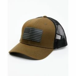 Budget ✔️ Cody James Men's American Flag Patch Mesh-Back Ball Cap Olive 😀