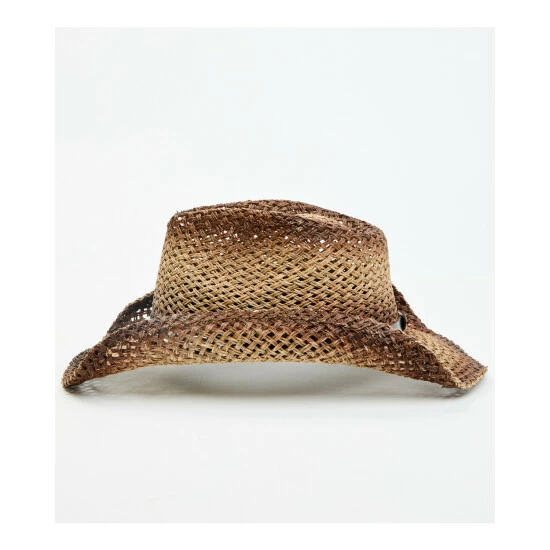 Best deal โ๏ธ Cody James Men's Ombre Brown Bartolome Straw Hat ๐ - Image 3