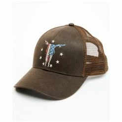 Flash Sale 🔔 Cody James Men's Brown Steerhorn Ball Cap 🔔