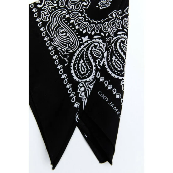 Cheap 👏 Cody James Men's Black Bandana Facemasks - 12 Pack ⭐