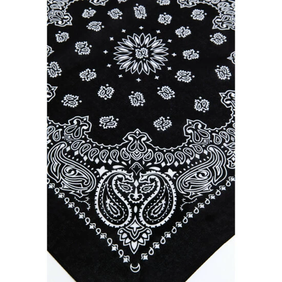 Cheap 👏 Cody James Men's Black Bandana Facemasks - 12 Pack ⭐ - Image 2