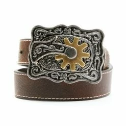 Best deal 👍 Cody James Kids' Brown Spur Buckle Belt For Unisex-Kid 👏