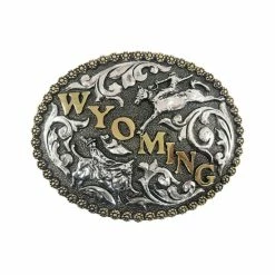Deals 💯 Cody James Men's Wyoming Bronc & Bull Riders Belt Buckle No Color 🔥