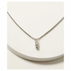 Top 10 👍 Cody James Men's Bullet Necklace Silver 👏