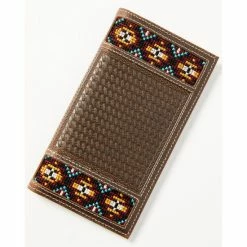 Best Sale 🥰 Cody James Men's Rodeo Checkbook Wallet Lt Brown 💯