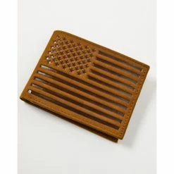 Best Pirce โญ Cody James Men's Dark Brown Liberty Bi-Fold Wallet โจ