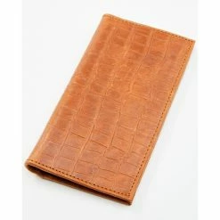 Cheapest 🤩 Cody James Men's Brown Embossed Croco Rodeo Leather Wallet Medium Brown 😉