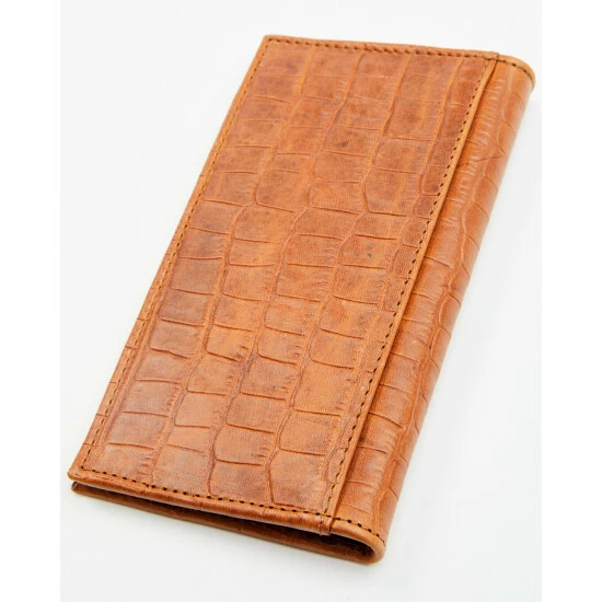 Cheapest ๐คฉ Cody James Men's Brown Embossed Croco Rodeo Leather Wallet Medium Brown ๐ - Image 2