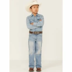 Top 10 👍 Cody James Youth Boys' Arlo Light Wash Slim Bootcut 👖 Jeans Blue 😉