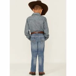 Wholesale ⭐ Cody James Little Boys' Jericho Medium Wash Stretch Slim Straight 👖 Jeans - Sizes 4-8 Blue ⌛