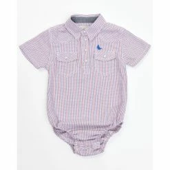 Cheapest 🛒 Cody James Infant-Boys' Woven Chevron Short Sleeve Western Snap Onesie White 💯