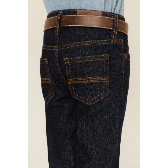 Hot Sale ๐ Cody James Boys' Dark Wash Slim Straight Stretch ๐ Jeans ๐งจ - Image 4