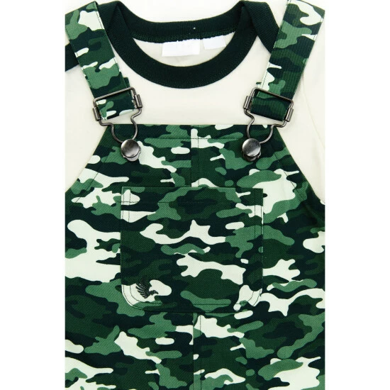 Discount ⌛ Cody James Infant-Boys' Camo Print Onesie & Shortalls Set - 2-Piece Multi 💯 - Image 2