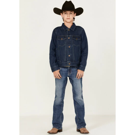 Buy ✨ Cody James Boys' Coasting Medium Wash Unlined Denim Jacket 💯 - Image 2